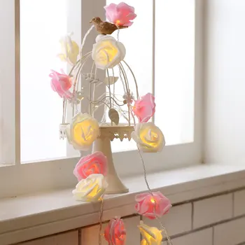 LED rose light string waterproof small lanterns girl heart decorative light string marriage confession light string
LED rose light string waterproof small lanterns girl heart decorative light string marriage confession light string