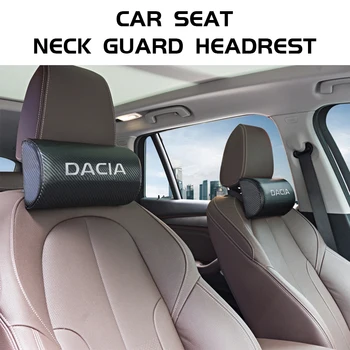 

Car Headrest Neck Pillow Carbon Fiber Seat Cushion Head Neck Support Protector for Dacia Duster Logan Sandero 2 Mcv Sandero MK2