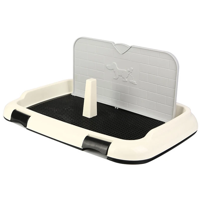 Small Plastic Pet Potty Bedpan with Wall Dog Indoor Pet Toilet Upright for Training Natural Ability Fence Potty Trainer Black
Small Plastic Pet Potty Bedpan with Wall Dog Indoor Pet Toilet Upright for Training Natural Ability Fence Potty Trainer Black