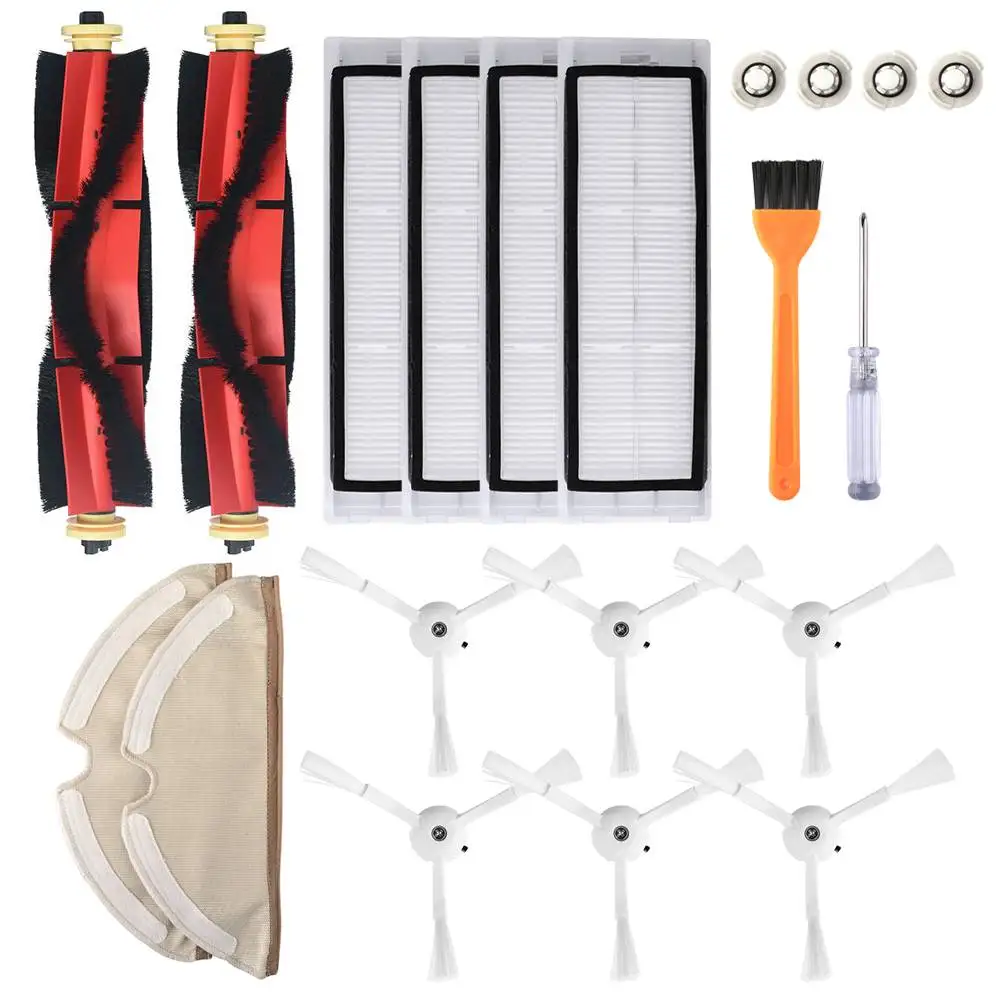 20Pcs Roborock Vacuum Cleaner Parts Replacement for Robot Roborock S50 S51 S55 Roborock T4 T6 Vacuum Cleaner Accessory Kit
20Pcs Roborock Vacuum Cleaner Parts Replacement for Robot Roborock S50 S51 S55 Roborock T4 T6 Vacuum Cleaner Accessory Kit
