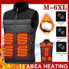 11 Areas Heated Vest Men Women USB Heating Jacket Electric Heating Thermal Warm Clothes Winter Outdoor Fishing Hunting Vest
11 Areas Heated Vest Men Women USB Heating Jacket Electric Heating Thermal Warm Clothes Winter Outdoor Fishing Hunting Vest