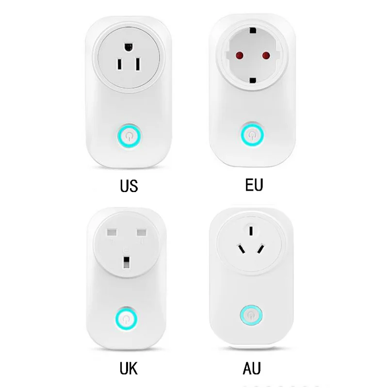 

EU Plug 220 V Assistent Universele WIFI Smart Socket Afstandsbediening Smart Timing Schakelaar Werk voor Amazon Alexa /Google