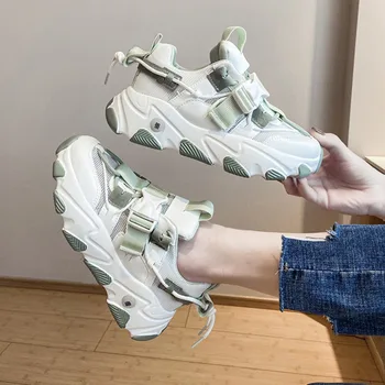 Women Chunky Platform Sneakers Lace Up Fashion Designers Comfortable Old Dad Shoes Woman Tennis Female Casual Trainers Plus Size
Women Chunky Platform Sneakers Lace Up Fashion Designers Comfortable Old Dad Shoes Woman Tennis Female Casual Trainers Plus Size
