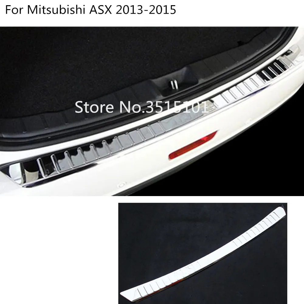 Car External Rear Outside Bumper Internal Inside Inner Trunk Trim Cover Plate Pedal For Mitsubishi ASX 2013 2014 2015 | Автомобили и
