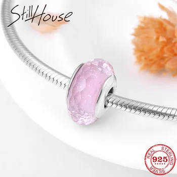 100% Authentic Pink Murano Glass Beads For Jewelry Making 925 Sterling Silver Charms Fit Original Pandora Bracelets 2018
100% Authentic Pink Murano Glass Beads For Jewelry Making 925 Sterling Silver Charms Fit Original Pandora Bracelets 2018