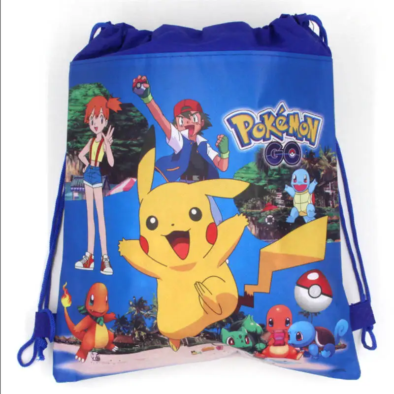 1pcs Pokemon go theme Drawstring bag children like non-woven Drawstring backpack shopping bag travel backpack Go school backpack
1pcs Pokemon go theme Drawstring bag children like non-woven Drawstring backpack shopping bag travel backpack Go school backpack