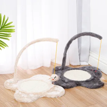 Cute cat scratcher mat Sisal Hemp Kitty Pet Plush Durable Kitten Cat Scratching Pad Board Mat Hanging Mouse Toys for Pet Cats
Cute cat scratcher mat Sisal Hemp Kitty Pet Plush Durable Kitten Cat Scratching Pad Board Mat Hanging Mouse Toys for Pet Cats