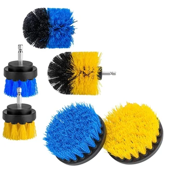 6-Pcs Drill Brush Attachment Set, Power Scrubber Brushes Cleaning Kit For Bathroom Surfaces Tub, Shower, Tile And Grout
6-Pcs Drill Brush Attachment Set, Power Scrubber Brushes Cleaning Kit For Bathroom Surfaces Tub, Shower, Tile And Grout
