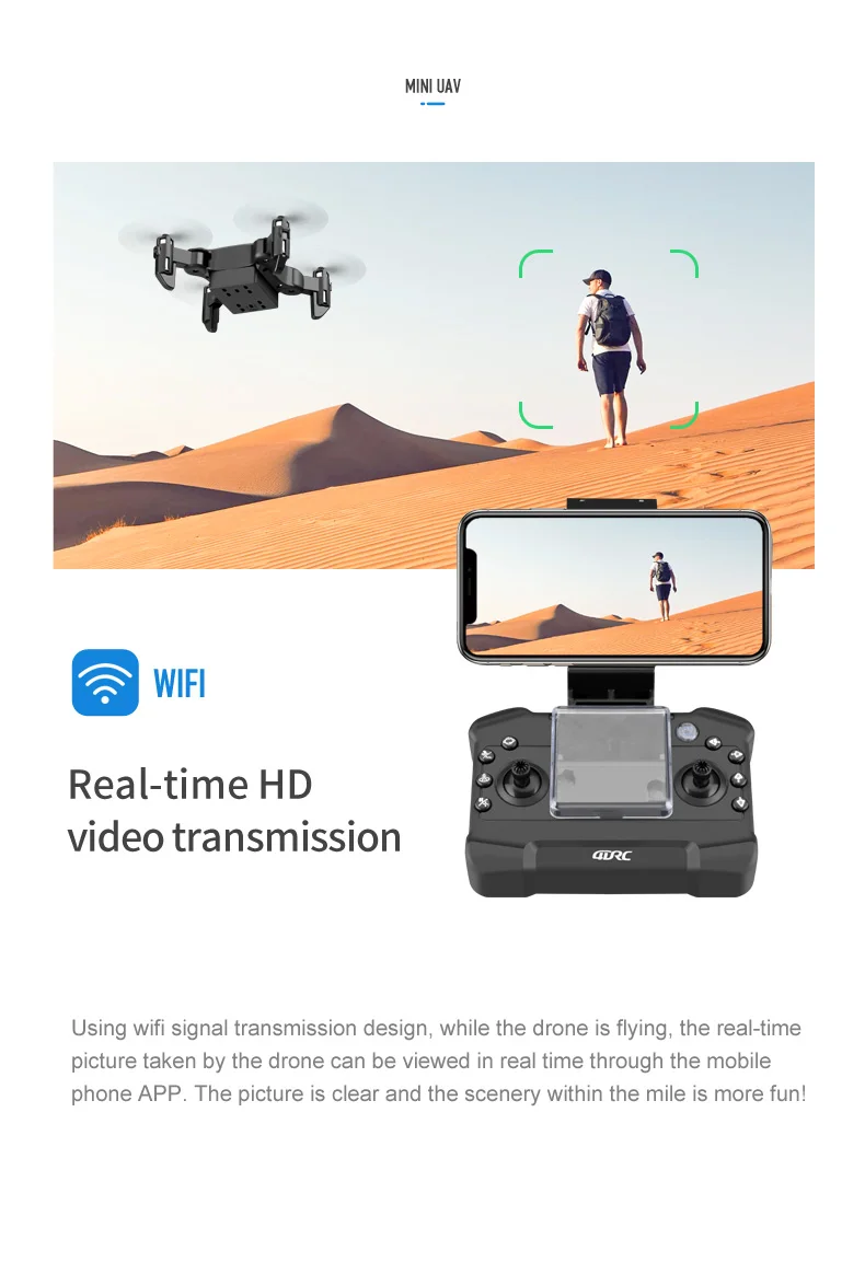 Mini Drone With/Without HD Camera Hight Hold Mode RC Quadcopter RTF WiFi FPVQuadcopter Follow Me RC Helicopter Quadrocopter Kid