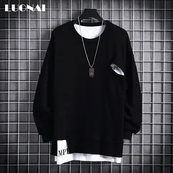 2020 round neck long sleeve Wei Yi men's new fake two-piece trendy brand loose spring and autumn boys pullover jacket trend
2020 round neck long sleeve Wei Yi men's new fake two-piece trendy brand loose spring and autumn boys pullover jacket trend