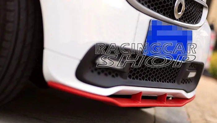 Front Bumper spoiler Protector Trim For MERCEDES BENZ Smart FORTWO A451 C451 03/2012UP