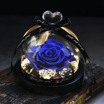 Mother Day Decoration Dried Flower Beauty and The Beast Rose In Glass Dome Led Lights Decorate Valentine's Day Birthday Gift
Mother Day Decoration Dried Flower Beauty and The Beast Rose In Glass Dome Led Lights Decorate Valentine's Day Birthday Gift