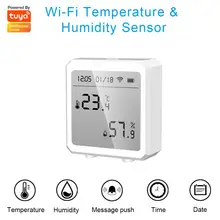 Tuya ZigBee Temperature And Humidity Sensor Wifi+Bluetooth Smart Home With LED Screen Voice Control Works With Google Assistant
Tuya ZigBee Temperature And Humidity Sensor Wifi+Bluetooth Smart Home With LED Screen Voice Control Works With Google Assistant
