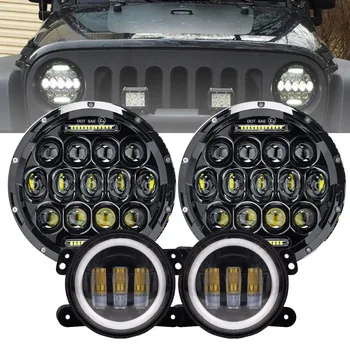 7INCH LED HEADLIGHT HI-LO BEAM / 4'' 30W FOG LIGHT HALO RING DRL AMBER TURN SIGNAL LAMP ASSEMBLY FOR JEEP WRANGLER JK TJ 07-16
7INCH LED HEADLIGHT HI-LO BEAM / 4'' 30W FOG LIGHT HALO RING DRL AMBER TURN SIGNAL LAMP ASSEMBLY FOR JEEP WRANGLER JK TJ 07-16