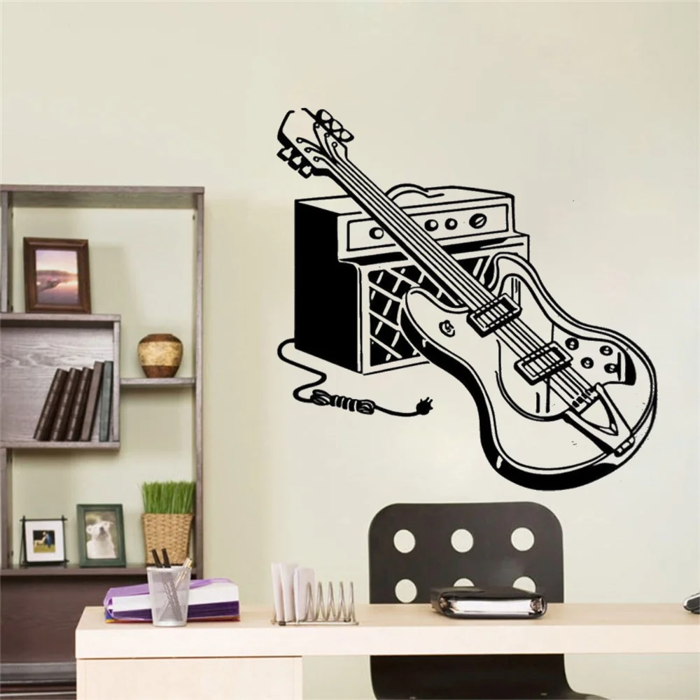 Colorful electric guitar Wall Sticker Home Decoration For Baby Kids Rooms Decor Waterproof Living Room Wall Art Decal Decoration
Colorful electric guitar Wall Sticker Home Decoration For Baby Kids Rooms Decor Waterproof Living Room Wall Art Decal Decoration