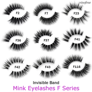 Visofree Lashes 3D Mink Strip Lash Reusable False Eyelashes Dramatic Lashes Lightweight Invisible Band Eye Lashes F209
Visofree Lashes 3D Mink Strip Lash Reusable False Eyelashes Dramatic Lashes Lightweight Invisible Band Eye Lashes F209