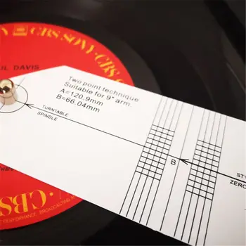 LP Vinyl Pickup Calibration Distance Gauge Protractor Record Turntable Phonograph Phono Cartridge Stylus Alignment Adjustment
LP Vinyl Pickup Calibration Distance Gauge Protractor Record Turntable Phonograph Phono Cartridge Stylus Alignment Adjustment