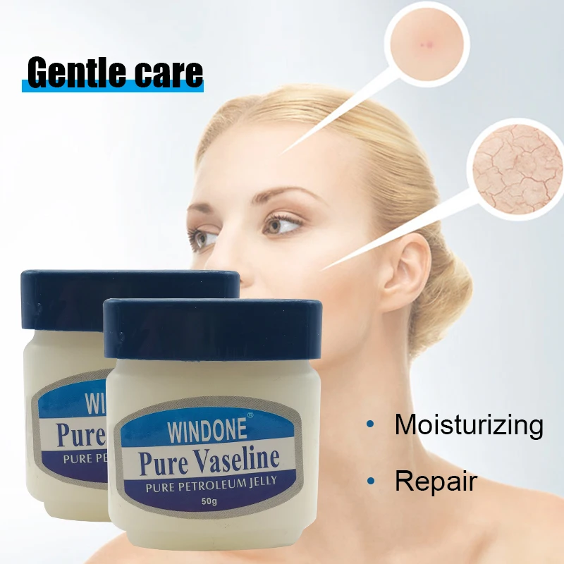 Vaseline Pure Petroleum Jelly Moisturizing Cream Anti Chapping Anti Cracking Hand Cream Foot Skin Protection Freeze Cream 50g
Vaseline Pure Petroleum Jelly Moisturizing Cream Anti Chapping Anti Cracking Hand Cream Foot Skin Protection Freeze Cream 50g