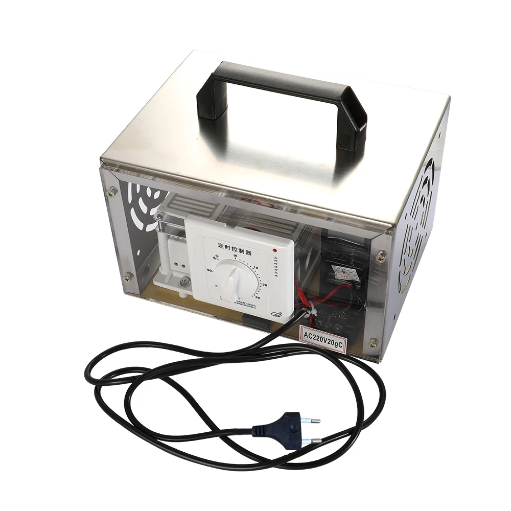 20g/h Portable 110V Ozone Generator Disinfection Machine Air Filter Purifier Fan For Home Car Sterilization Time Switch
20g/h Portable 110V Ozone Generator Disinfection Machine Air Filter Purifier Fan For Home Car Sterilization Time Switch