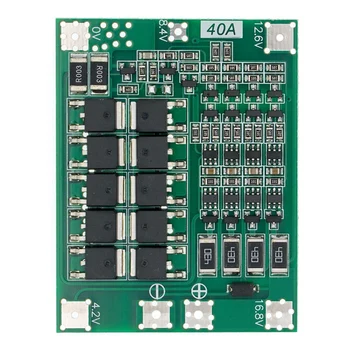 4S 40A 18650 Li-Ion Lithium Battery Charger BMS Board PCB Protection Module with Balance for Drill Motor 14.8V 16.8V Lipo Module
4S 40A 18650 Li-Ion Lithium Battery Charger BMS Board PCB Protection Module with Balance for Drill Motor 14.8V 16.8V Lipo Module