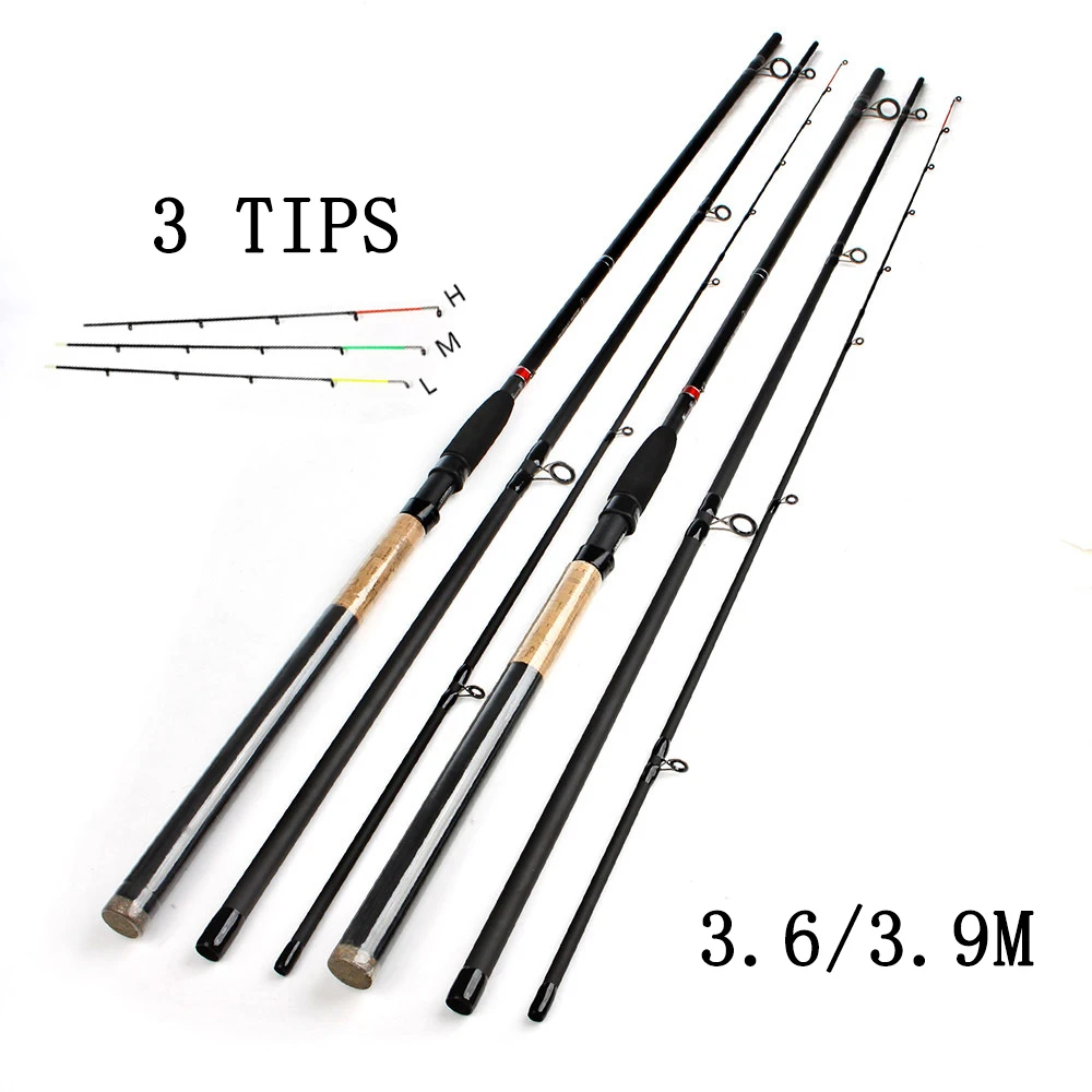 3 Sections Lure Fishing Rod 3.6/3.9M Spinning Rod L/M/H 3 Tips Bait Wt 2-30g Long Throw Sea Fish Pole
3 Sections Lure Fishing Rod 3.6/3.9M Spinning Rod L/M/H 3 Tips Bait Wt 2-30g Long Throw Sea Fish Pole