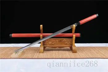 1095 CARBON STEEL RED ROSE WOOD SAYA SHARP CHINESE TANG SWORD FULL TANG BLADE
1095 CARBON STEEL RED ROSE WOOD SAYA SHARP CHINESE TANG SWORD FULL TANG BLADE