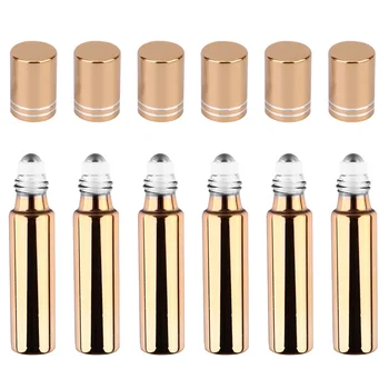 6 pcs Roll on Bottles with UV Cap 10ml Container Roller Bottle Perfume Bottle for Travel
6 pcs Roll on Bottles with UV Cap 10ml Container Roller Bottle Perfume Bottle for Travel