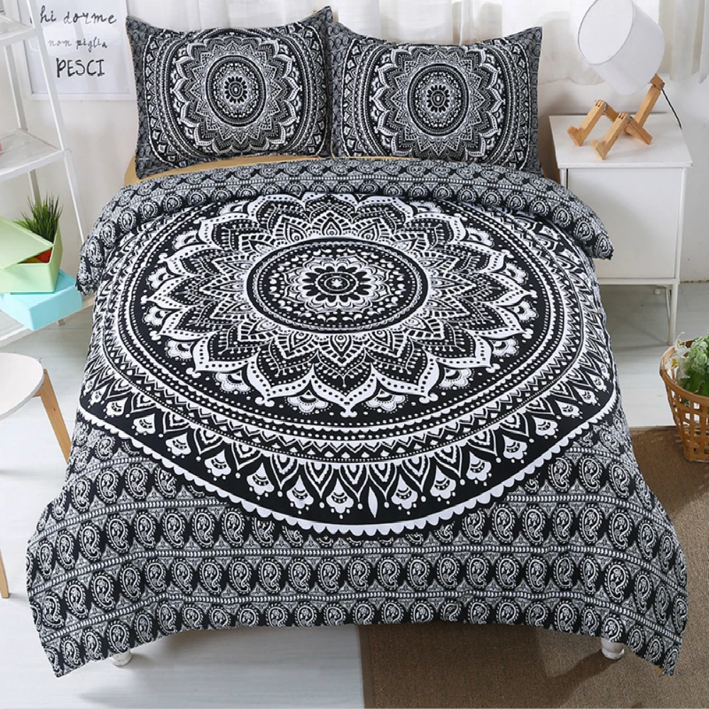 Mandala Bedding Set For Home Queen King 12 Sizes Duvet Cover Set With Pillowcase Home Textile 2/3Pcs Modern Luxury Bedclothes
Mandala Bedding Set For Home Queen King 12 Sizes Duvet Cover Set With Pillowcase Home Textile 2/3Pcs Modern Luxury Bedclothes