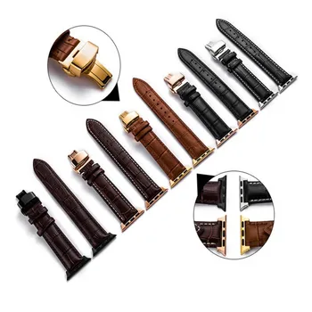Strap for Apple Watch Band First Layer Cowhide Loop 42mm 38mm Watchband for iWatch 44mm 40mm 5/4/3/2/1 Bracelet Accessories
Strap for Apple Watch Band First Layer Cowhide Loop 42mm 38mm Watchband for iWatch 44mm 40mm 5/4/3/2/1 Bracelet Accessories