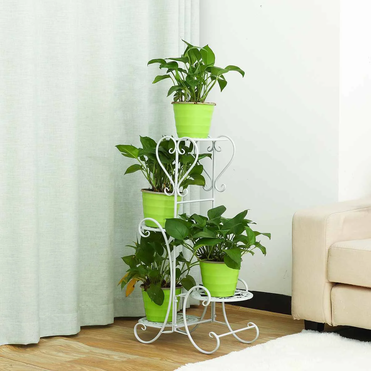 Hot 4 Tier Metal Plant Stand Flower Rack Pot Storage Rack Display Shelf Holder Home Indoor Outdoors Decor Garden Balcony 50X26X8
Hot 4 Tier Metal Plant Stand Flower Rack Pot Storage Rack Display Shelf Holder Home Indoor Outdoors Decor Garden Balcony 50X26X8