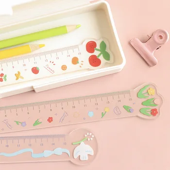 15cm Kawaii Cute Mousse Flower Ruler Acrylic Straight Rulers Bookmark Stationery List School Office Supplies Stationery sl2633
15cm Kawaii Cute Mousse Flower Ruler Acrylic Straight Rulers Bookmark Stationery List School Office Supplies Stationery sl2633