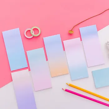 Gradient Light Color Long Style Memo Pad Times Sticky Notes Escolar Papelaria School Office Supplyfor Teacher Student Gift
Gradient Light Color Long Style Memo Pad Times Sticky Notes Escolar Papelaria School Office Supplyfor Teacher Student Gift