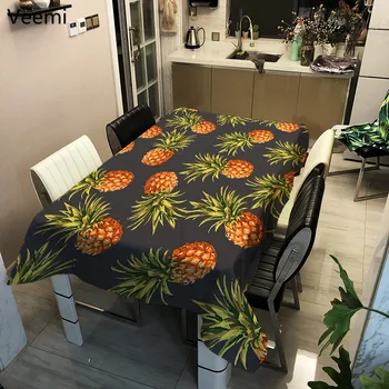 Pineapple Printed Tablecloth American Style Waterproof Dining Table Desk Cover 100% Polyester Home Wedding Party Decoration
Pineapple Printed Tablecloth American Style Waterproof Dining Table Desk Cover 100% Polyester Home Wedding Party Decoration