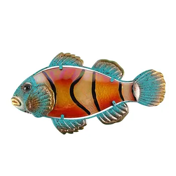 Metal Glass Fish Wall Decoration Animal Art Sculptures Iron Artwork Outdoor Yard Decoration Home Decoration Christmas Gift R5191
Metal Glass Fish Wall Decoration Animal Art Sculptures Iron Artwork Outdoor Yard Decoration Home Decoration Christmas Gift R5191