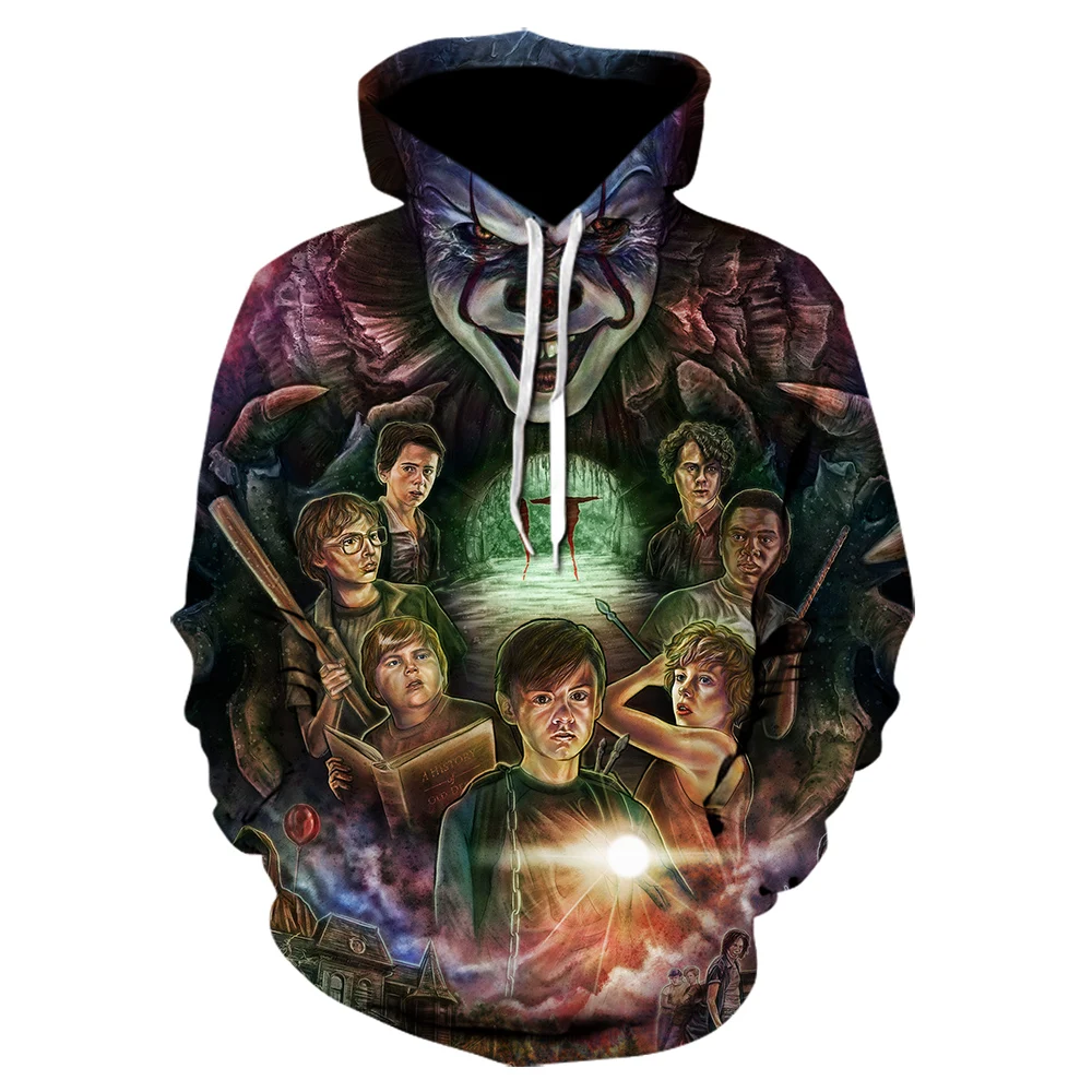 Hip Hop IT clown Hoodies Mens 2019 Autumn winter Casual Pullover Sweats Hoodie Male Fashion joker Sweatshirts sudaderas hombre 
Hip Hop IT clown Hoodies Mens 2019 Autumn winter Casual Pullover Sweats Hoodie Male Fashion joker Sweatshirts sudaderas hombre