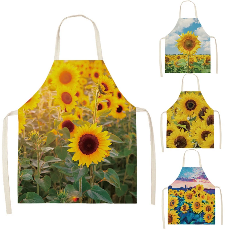 1 Pcs Sunflower Pattern Cleaning Aprons Home Cooking Waist Bib Cotton Linen Creative Pinafore Cleaning Tools 66x47cm
1 Pcs Sunflower Pattern Cleaning Aprons Home Cooking Waist Bib Cotton Linen Creative Pinafore Cleaning Tools 66x47cm