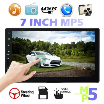 Car Radio 7 inch USB MP5 Multi-media Player Multi-function Support 1080P Format TF Card 2 DIN Touch Screen Stereo Bluetooth
Car Radio 7 inch USB MP5 Multi-media Player Multi-function Support 1080P Format TF Card 2 DIN Touch Screen Stereo Bluetooth