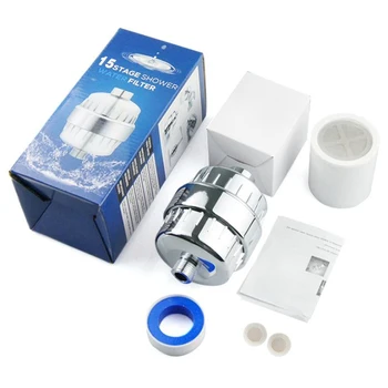 15 Layer Water Purifier Set, Shower, Residual Chlorine Water Purifier, Bath Water Purifier (Electroplating Type) 
15 Layer Water Purifier Set, Shower, Residual Chlorine Water Purifier, Bath Water Purifier (Electroplating Type)