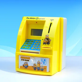 Voice ATM Cartoon Fruit Savings Bank Coin Money Box Electronic Money Bank Mini Password ATM Machine Automatic Deposit Banknote
Voice ATM Cartoon Fruit Savings Bank Coin Money Box Electronic Money Bank Mini Password ATM Machine Automatic Deposit Banknote
