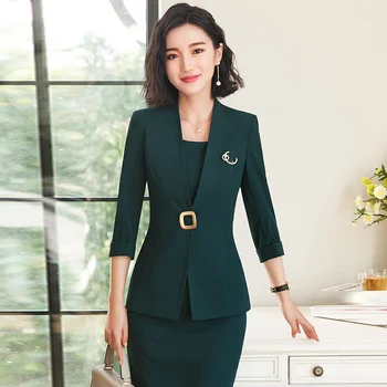 Professional Blazer Female New Fashion Summer Half Sleeve Slim Jacket Women Office Ladies Wear Plus Size Formal Coat
Professional Blazer Female New Fashion Summer Half Sleeve Slim Jacket Women Office Ladies Wear Plus Size Formal Coat