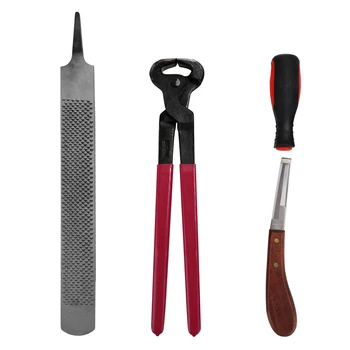 4PCS Horse Farrier Hoof Nipper Trim Shoeing File Rasp Handle Hoof Cutter Tool Horse Care Accessory for manicure horse nails
4PCS Horse Farrier Hoof Nipper Trim Shoeing File Rasp Handle Hoof Cutter Tool Horse Care Accessory for manicure horse nails