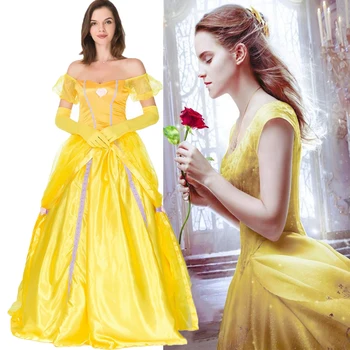 Beauty and the Beast Belle princess Dress Cosplay Costumes for Adult women female Halloween Party Canonicals fancy Costume
Beauty and the Beast Belle princess Dress Cosplay Costumes for Adult women female Halloween Party Canonicals fancy Costume