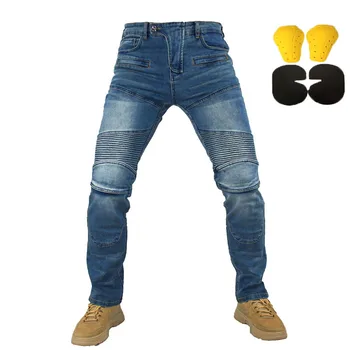 Spring and autumn riding Komine riding pants blue and black double color belt protector elastic drop motorcycle jeans
Spring and autumn riding Komine riding pants blue and black double color belt protector elastic drop motorcycle jeans