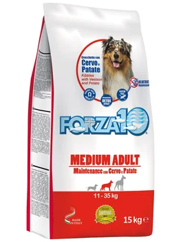 FORZA10 FORZA10 DOG MAINTENANCE ADULT MEDIUM for adult dogs of medium breeds with venison and potatoes
FORZA10 FORZA10 DOG MAINTENANCE ADULT MEDIUM for adult dogs of medium breeds with venison and potatoes