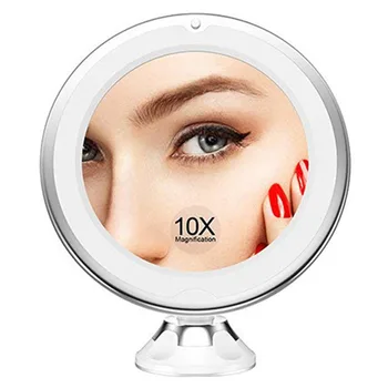 Adjustable Brightness 10X Magnifying Lightweight Locking Suction Battery Operated Bright LED Lights Makeup Mirror Travel ABS
Adjustable Brightness 10X Magnifying Lightweight Locking Suction Battery Operated Bright LED Lights Makeup Mirror Travel ABS