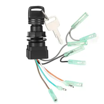 Outboard Motor Ignition Key Switch for Suzuki Control Box 2 and 4-Stroke Outboards 37110-99E00 37110-92E01 37110-99E01
Outboard Motor Ignition Key Switch for Suzuki Control Box 2 and 4-Stroke Outboards 37110-99E00 37110-92E01 37110-99E01