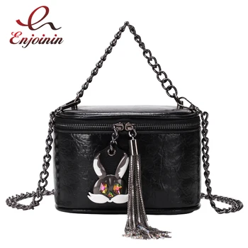 Black & Wine Red Fashion Women Purses and Handbags Chain Bag Crossbody Bag Bucket Style Shoulder Bag Rabbit Charm Bag Tote Bags
Black & Wine Red Fashion Women Purses and Handbags Chain Bag Crossbody Bag Bucket Style Shoulder Bag Rabbit Charm Bag Tote Bags