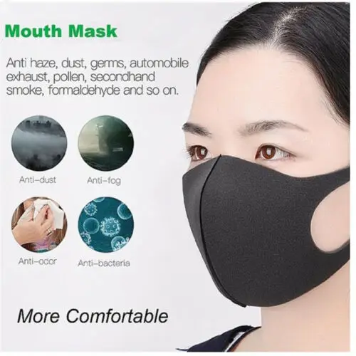1/5PCS Unisex Anti Dust Mask On The Mouth Face Masks Anime Mascaras Black Pm2.5 Anti-fog Mouth Maska Travel Protection
1/5PCS Unisex Anti Dust Mask On The Mouth Face Masks Anime Mascaras Black Pm2.5 Anti-fog Mouth Maska Travel Protection
