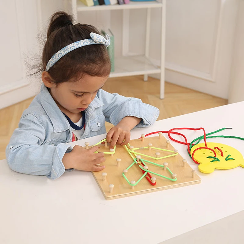 Children's Early Education Toys Multi-functional Threading Board Changeable Shape Rope Wearing Baby 3-year-old Educational Toys
Children's Early Education Toys Multi-functional Threading Board Changeable Shape Rope Wearing Baby 3-year-old Educational Toys