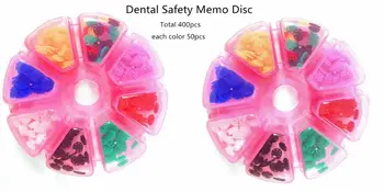 400pcs/Plate Safety Memo Disc SMD For Dental Endodontic Rotary Files Autoclave 135℃ 7Colors
400pcs/Plate Safety Memo Disc SMD For Dental Endodontic Rotary Files Autoclave 135℃ 7Colors
